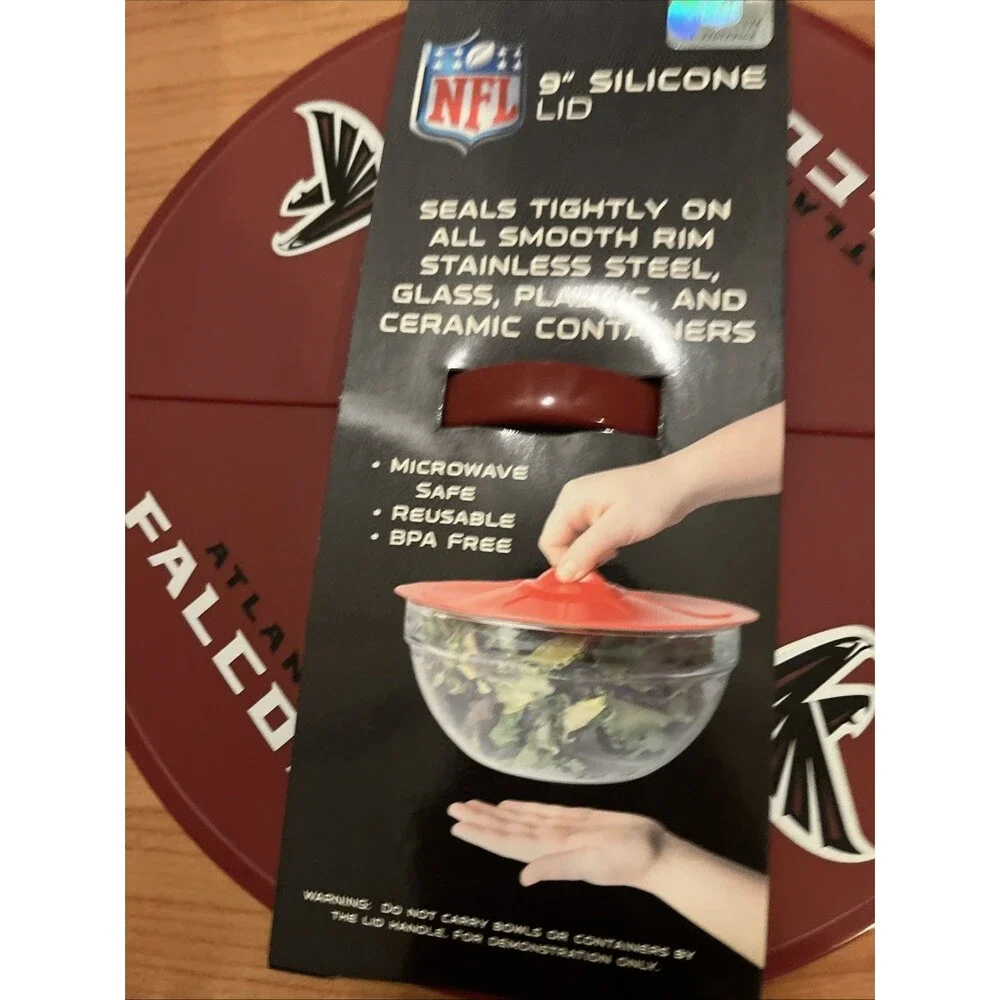 NFL silicone lid